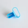 Herramienta de atar globos azul, nudo de plastico para decoracion de fiestas infantiles. - Herramienta para anudar globos, azul