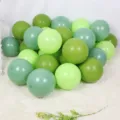 Green balloon set forest retro olive green fruit green school classroom party decoration - 10-Inch Olive Green + Retro Green + Fruit Green 100 Pcs