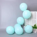 Light blue macaron latex balloons set for kids birthday party and wedding decoration - Macaron Navy Blue