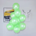 Ballons ronds perles verts ballons latex epais de 10 pouces pour fete anniversaire - 100 Pièces/Paquet / Vert Fruit