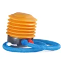 Portable foot air pump with flexible hose for balloons, inflatable toys, and pool floats. Easy use. - Foot Pump