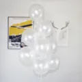 Ballons blancs perles ronds epais de 10 pouces pour decoration de fete danniversaire. - 100 Pièces/Paquet / Blanc