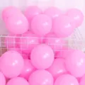 Thickened matte pink balloons 10 inch for wedding party birthday background decoration. - Matte Dark Pink