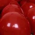 Thickened 10-inch double-layer pomegranate red balloon variant, glossy latex party decoration. - Single-Layer Pomegranate Red Round Balloons (Pack of Approx. 100)