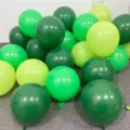 Thick green latex balloon set, forest style avocado green balloons for party and shop decor - Dark Green + Fruit Green + Matte Green