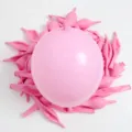 Pink tail balloons linking latex balloons set for kids birthday party and room decoration - Macaron Pink