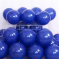 Thickened blue balloons for birthday party decoration shiny latex balloon bulk wholesale - Night Blue