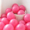 Modello di palloncino in lattice rosa opaco per decorazione festa di compleanno bambina - Rosso Rosa Opaco