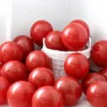 Set di palloncini da festa rosso granato opaco, decorazione per compleanno ed eventi festivi. - Rosso Melograno Opaco