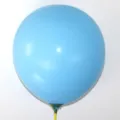 Light blue latex balloon for party decoration, wedding, celebration, festival and event setup. - 10 Inch Light Blue 100 Pieces/Pack / Light Blue