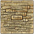Retro Vintage englische Liebeswörter Zitate Deko Aufkleber Detail für Tagebuch und DIY. - 50 Stück/Packung