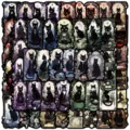 50 Stk. mystische Tarot Stil schwarze Katze Aufkleber wasserdichte Vinyl Sticker für Handy. - 50 Stück/Packung