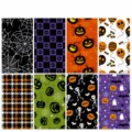 8pcs Halloween phone case backing cards DIY waterproof epoxy decorative material supplies - Halloween Material Paper (XYX039)