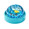 Ocean animal shell bun squishy toy with glitter mud, cute stress relief toy for kids. - Blue