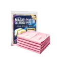Microfiber schoonmaakdoekjes 5 stuks, dikke absorberende vaatdoek voor keuken en auto. - 5 Stuks / Roze