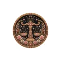 Libra Zodiac Diamond Painting Round Beaded Art Kit DIY Wall Decor Creative Gift Ornament - Libra