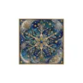 DIY diamond pearl painting winter snowflake art decor handmade craft home ornament - Gem Ice Crystal Snowflake Mandala / 1 Piece