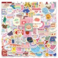 Cute Korean ins style stickers pack, waterproof aesthetic DIY decals for luggage and laptop. - Happy Birthday Wishes TT075
