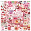 Süße rosa Kirsche Aufkleber Pack kawaii ästhetische wasserdichte DIY Sticker für Koffer Flasche - Likörkirsche GT209