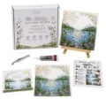Sea glass art kit DIY handmade landscape picture framing crafts for home wall decor gifts. - Consolation and Strength Art Set