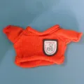 Cute orange knit sweater for plush teddy bear doll, soft miniature clothes accessory - Orange Sweaters