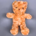 Lindo oso de peluche marron foto de detalle, tela suave y esponjosa para los ninos. - Terciopelo rosa marrón / 30cm