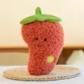 Lindo peluche de dibujos animados muñeca suave rellena vegetal fresa juguete regalo para niños. - Chile 24 cm