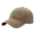 Gorra de béisbol clásica de algodón caqui para ocio, diseño transpirable con ala curvada. - 54-62cm / Caqui Oscuro