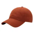 Gorra de béisbol de algodón lavado con visera curva, diseño clásico liso para uso diario. - 54-62cm / Naranja Texas