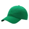 Clásica gorra de béisbol de algodón verde, sombrero de sol casual lavado, visera curva. - 54-62cm / Verde