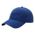 Gorra de béisbol de algodón lavado azul, diseño clásico de seis paneles con visera curva. - 54-62cm / Azul Klein