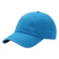 Gorra de béisbol azul lisa, sombrero de sol de algodón casual para uso diario, ajustable. - 54-62cm / Azul glaciar