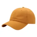 Gorra de béisbol de algodón lavado, sombrero de sol casual de color liso clásico. - 54-62cm / Amarillo Mostaza