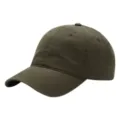 Gorra de béisbol clásica de algodón verde oliva para hombre y mujer, gorra casual lavada. - 54-62cm / Verde oliva
