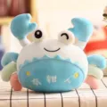 Lindo juguete de peluche de cangrejo azul animal de peluche suave regalo para niños. - Azul / 23cm