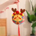 Ano Nuevo Chino dragon peluche colgante variante, decoracion festiva para colgar. - 10cm / Amarillo