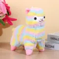 Peluche alpaca arcoiris colorido suave animal de peluche muneca para ninos regalo al por mayor - Alpaca arcoíris de rayas / 25cm