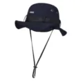 Gorra outdoor azul oscuro de secado rápido con cordón, protección solar transpirable - Talla única / Azul Marino