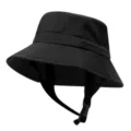 Sombrero de sol impermeable negro con malla transpirable y práctico barbiquejo antiviento. - Talla única / Azul marino