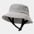 Sombrero de pescador gris de exterior con malla y correa ajustable antiviento para surf. - Talla única / Gris claro