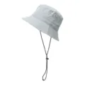 Leichter, schnelltrocknender Sommer-Bucket-Hat für Outdoor-Wandern, einfarbiger Sonnenschutz. - Einheitsgröße / Hellgrau