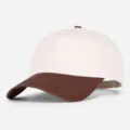 Gorra de beisbol bicolore beige y marron, gorra casual unisex para uso diario al aire libre - Café