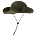 Sombrero de sol de pana verde oscuro, sombrero de pescador al aire libre con barbiquejo ajustable. - L (58-60cm) / DXR702 - Verde militar