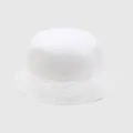 Sombrero de pescador blanco de algodón para hombre y mujer, gorro de sol clásico al aire libre. - Talla única / Blanco