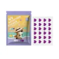 Autocollants de detection UV OUHOE, patch indicateur de creme solaire cœur violet, 24 pieces. - Cœur / 24 Pièces/Ensemble