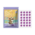 Lot d'autocollants de détection UV avec 24 pièces fleurs violettes pour la protection. - Fleur / 24 Pièces/Ensemble
