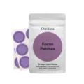 OCEAURA 30 pz Patch Deep Focus Cura Quotidiana Delicati A Base Vegetale Bustina Pack - Confezione da 30 pezzi / Viola