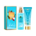 Jaysuing Set de Cuidado Corporal de Navidad con Spray Perfumado y Loción Hidratante - Aroma Azul