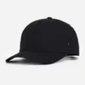 Gorra de béisbol negra de 5 paneles perforada con láser, secado rápido y deportiva. - Talla única / Negro