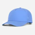 Hellblaue laserperforierte 5-Panel schnelltrocknende Sport Baseball Kappe atmungsaktiv - Einheitsgröße / Blau